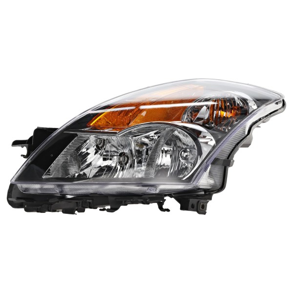Headlight Assembly for Nissan ALTIMA Sedan/Hybrid, 2007-2009, Left (Driver) Side, Halogen, Replacement