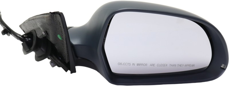 Power Right (Passenger) Mirror for Audi A4 2009, A4 Allroad 2013-2016, Manual Folding, Heated, Paintable, with Signal Light, without Auto-Dimming and Memory, Sedan/Wagon, Replacement