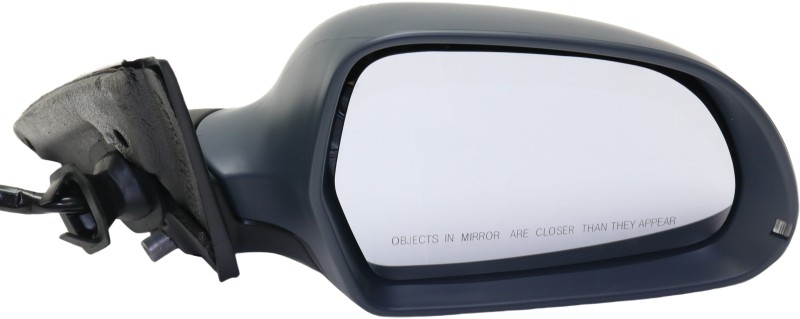 Power Mirror for Audi A4 2009 Sedan/Wagon, Right (Passenger), Manual Folding, Heated, Paintable, with Memory and Signal Light, without Auto-Dimming, Replacement