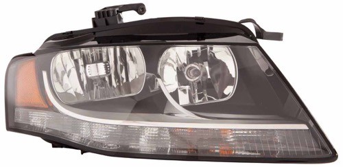 2009 - 2012 Audi A4 Front Headlight Assembly Replacement Housing / Lens / Cover - Right (Passenger) Side - (Sedan)