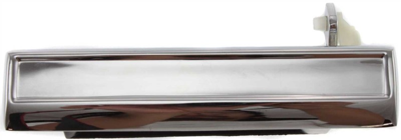 Front Exterior Door Handle for Buick Century 1982-1996, Left (Driver), All Chrome, Metal (Zinc), Without Keyhole, Replacement