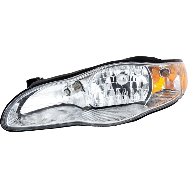 Headlight Assembly for Chevrolet Monte Carlo 2000-2005, Left (Driver), Composite, Halogen, Replacement