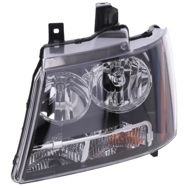Headlight Assembly for Chevrolet Tahoe 2007-2014, Left (Driver) Side, Composite Material, Halogen Light, Replacement