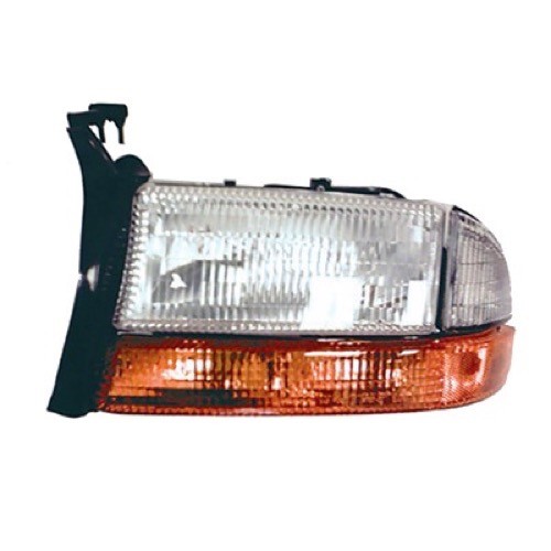 1998 - 2004 Dodge Dakota Headlight Assembly (CAPA Certified) - Left (Driver) Side Replacement