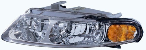 1997 - 2000 Chrysler Sebring Front Headlight Assembly Replacement Housing / Lens / Cover - Left (Driver) Side - (2 Door; Coupe)