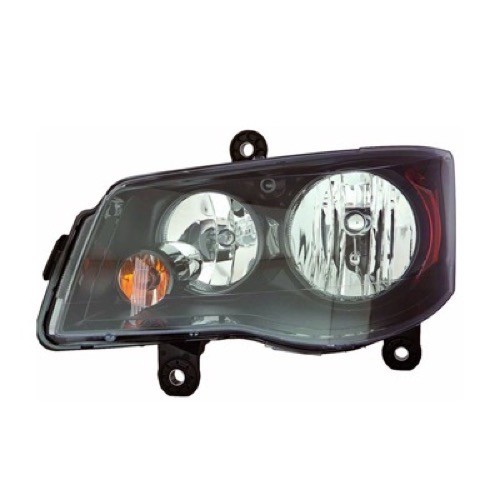 2011 - 2020 Chrysler Town & Country Front Headlight Assembly Replacement Housing / Lens / Cover - Left (Driver) Side