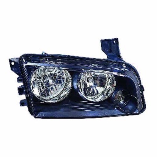 2006 - 2007 Dodge Charger Front Headlight Assembly Replacement Housing / Lens / Cover - Right (Passenger) Side