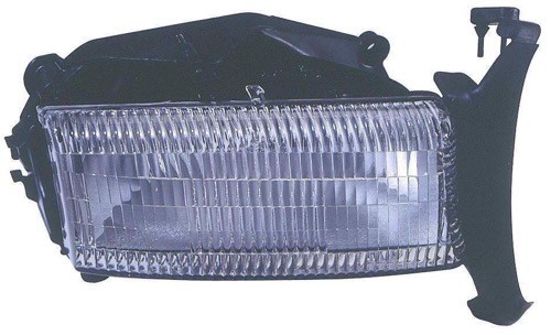 Front Headlight Assembly Replacement Housing/Lens/Cover for 1997-2004 Dodge Durango, Right (Passenger) Side,  55055170AE, Replacement