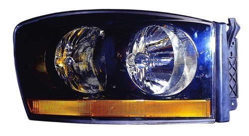 2006 - 2006 Dodge Ram 2500 Front Headlight Assembly Replacement Housing / Lens / Cover - Right (Passenger) Side