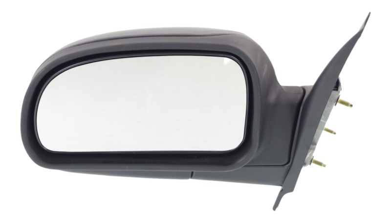 Manual Adjust Mirror for Chevrolet Trailblazer 2002-2009, Left (Driver), Manual Folding, Non-Heated, Textured, Replacement