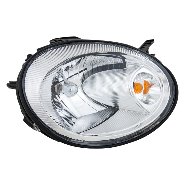 Headlight Assembly for Dodge Neon 2003-2005, Right (Passenger) Side, Halogen, Chrome Interior, New Body Style, Replacement