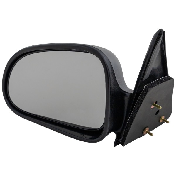 Manual Adjust Mirror for Dodge Dakota 1997-2004, Left (Driver), Non-Folding, Non-Heated, Textured Finish, 5 x 7 in., Replacement