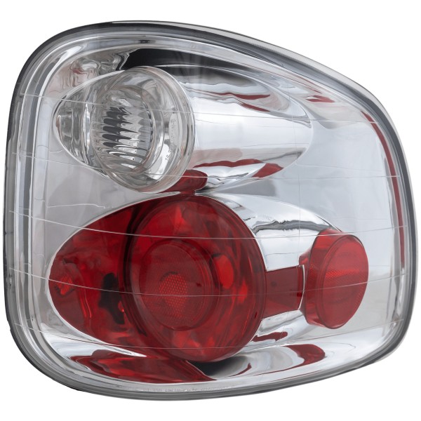 Tail Light for Ford F-150 2001-2004, Right (Passenger) Side, Lens and Housing, Flareside, Regular/Super Cab, Compatible with Lightning Model, Replacement