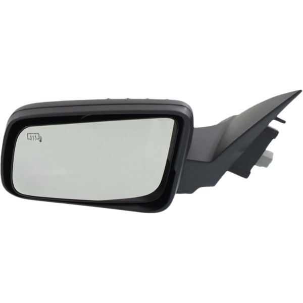 Power Mirror for Ford Focus SE/SES Models 2008-2011, Left (Driver) Side, Non-Folding, Heated, Paintable/Textured, Includes 2 Caps, Replacement