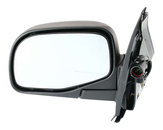 Power Mirror for Ford Explorer 1995-2001/Explorer Sport 2001-2003, Left (Driver), Manual Folding, Non-Heated, Textured, with Puddle Light, Replacement