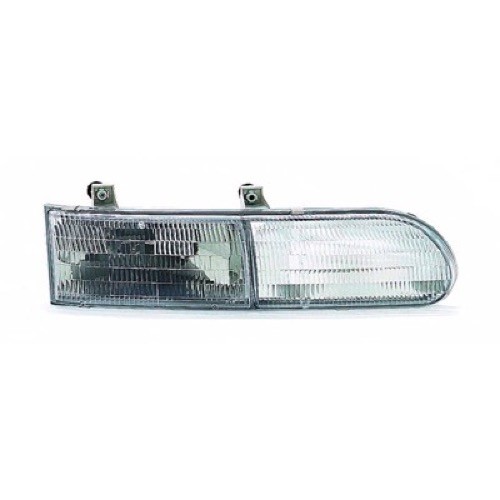 1992 - 1992 Ford Taurus Front Headlight Assembly Replacement Housing / Lens / Cover - Right (Passenger) Side - (GL + L)