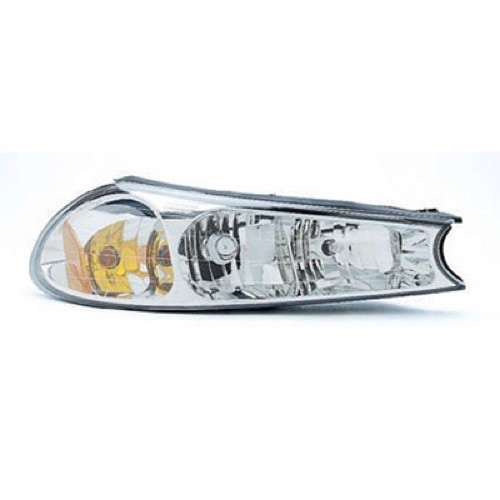 1998 - 2000 Ford Contour Front Headlight Assembly Replacement Housing / Lens / Cover - Right (Passenger) Side