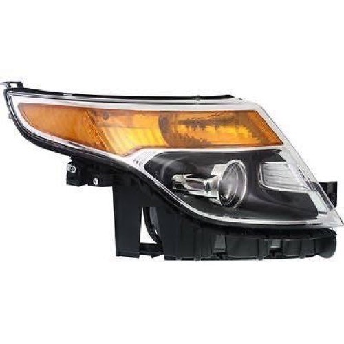 2013 - 2015 Ford Explorer Front Headlight Assembly Replacement Housing / Lens / Cover - Right (Passenger) Side