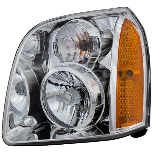 Headlight Assembly for GMC Yukon/Yukon XL 2007-2014, Left (Driver), Halogen, Excludes Denali Model, Replacement