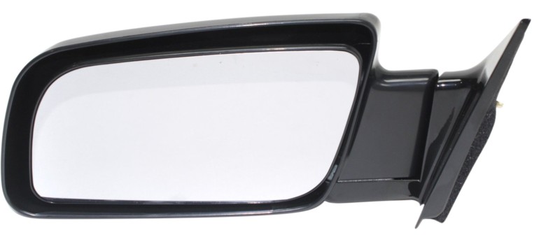 Manual Adjust Mirror for Chevrolet C/K Full Size Pick-up 1988-2002, Left (Driver), Non-Towing, Manual Folding, Non-Heated, Paintable, No Auto Dimming, Blind Spot Detection, Memory, No Signal Light, Standard Type, Replacement