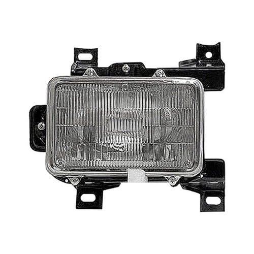 1994 - 1997 GMC Sonoma Front Headlight Assembly Replacement Housing / Lens / Cover - Left (Driver) Side