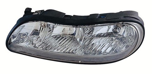1997 - 2005 Chevrolet Malibu Front Headlight Assembly Replacement Housing / Lens / Cover - Left (Driver) Side