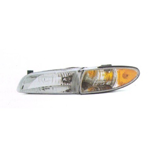1997 - 2003 Pontiac Grand Prix Front Headlight Assembly Replacement Housing / Lens / Cover - Left (Driver) Side
