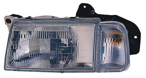 1990 - 1995 Geo Tracker Front Headlight Assembly Replacement Housing / Lens / Cover - Left (Driver) Side