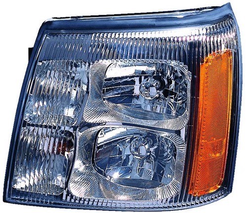 2002 - 2002 Cadillac Escalade Front Headlight Assembly Replacement Housing / Lens / Cover - Left (Driver) Side