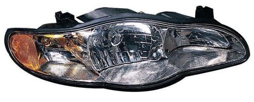 2000 - 2005 Chevrolet Monte Carlo Front Headlight Assembly Replacement Housing / Lens / Cover - Right (Passenger) Side