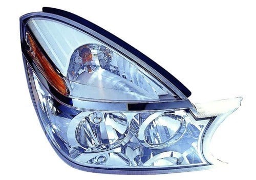 Right (Passenger) Headlight Assembly for 2006 - 2007 Buick Rendezvous, Front Headlight Assembly Replacement Housing/Lens/Cover, Composite,  15144696, Replacement