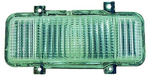 Right (Passenger) Side Park Light Assembly for 1980 Chevrolet K20 Suburban, Replacement Lens Cover with Rectangular Headlights;  914808, Replacement
