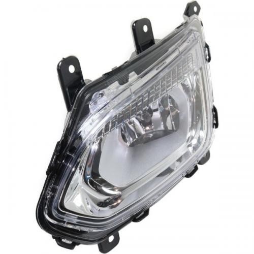 Front Fog Light Assembly for 2016 Chevrolet Equinox LTZ Model, Left (Driver) Side - CAPA-Certified, Replacement