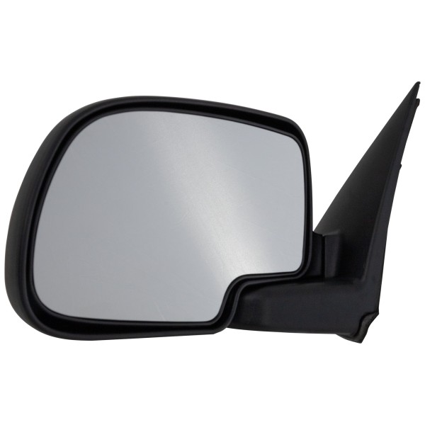 Manual Adjust Mirror for Chevrolet Silverado/GMC Sierra 1999-2006, Left (Driver), Non-Towing, Manual Folding, Non-Heated, Textured, Includes 2007 Classic, Replacement