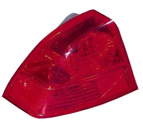2003 - 2005 Honda Civic Rear Tail Light Assembly Replacement / Lens / Cover - Left (Driver) Side - (4 Door; Sedan)