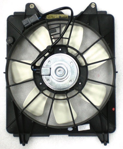 Condenser Fan for 2006 - 2011 Honda Civic A/C Condenser (Hybrid Gas Hybrid), Replacement Motor/Blade/Shroud Assembly;  38616RFE003-PFM