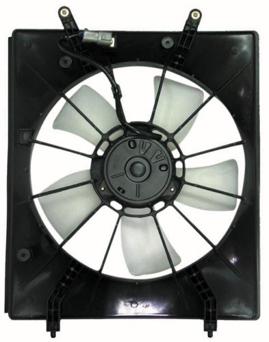 Radiator Cooling Fan Assembly for 2001-2008 Honda Pilot, Motor/Blade/Shroud Assembly,  19015PGKA01-PFM Replacement