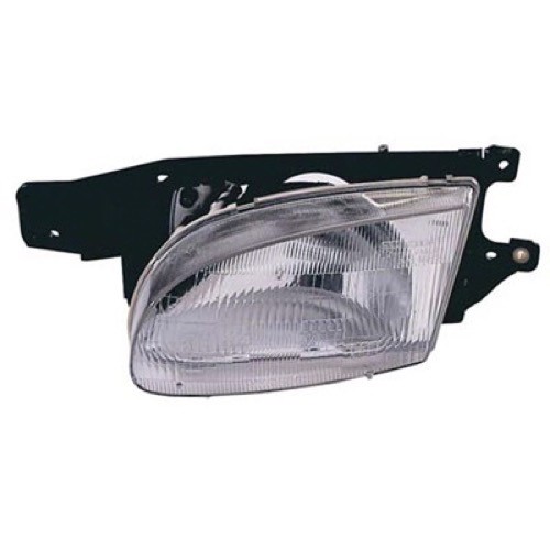 1998 - 1999 Hyundai Accent Front Headlight Assembly Replacement Housing / Lens / Cover - Left (Driver) Side - (4 Door; Sedan)