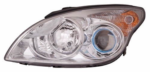 2009 - 2009 Hyundai Elantra Front Headlight Assembly Replacement Housing / Lens / Cover - Left (Driver) Side - (Hatchback)