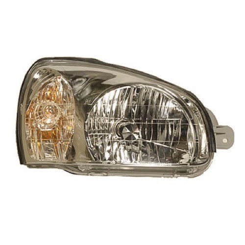 2001 - 2003 Hyundai Santa Fe Front Headlight Assembly Replacement Housing / Lens / Cover - Right (Passenger) Side