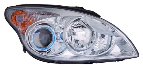 2010 - 2012 Hyundai Elantra Front Headlight Assembly Replacement Housing / Lens / Cover - Right (Passenger) Side - (Hatchback)