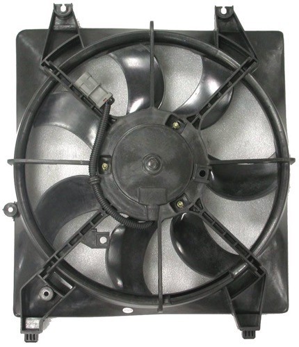 2007 - 2009 Hyundai Santa Fe Engine / Radiator Cooling Fan Assembly - Left (Driver) Side - (3.3L V6 + 2.7L V6) Replacement