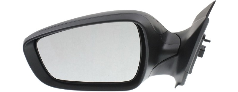 Power Mirror for Hyundai Accent 2012-2017, Left (Driver) Side, Manual Folding, Heated, Textured, without Auto Dimming, Blind Spot Detection, Memory and Signal Light, Replacement