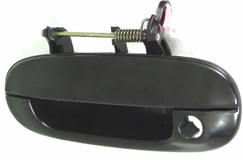 Front Right (Passenger) Outer Door Handle for 2003 - 2008 Isuzu Ascender, Black Smooth,  8191200890, Replacement