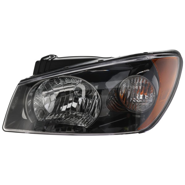 Headlight Assembly for Kia Spectra 2004-2006, Left (Driver), Halogen, Suitable for Hatchback/Sedan, Excludes LX Model, New Body Style, Replacement