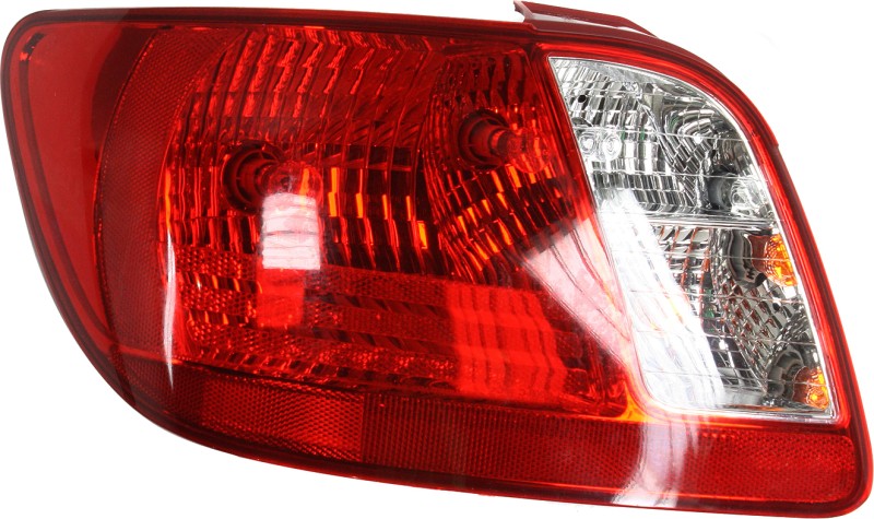 Tail Light Assembly for Kia Rio 2006-2011 Sedan, Left (Driver) Side, Replacement (CAPA Certified)