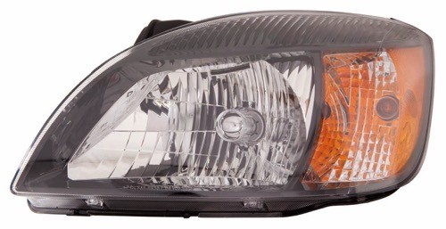 2010 - 2011 Kia Rio Headlight Assembly (CAPA Certified) - Left (Driver) Side - (Sedan) Replacement