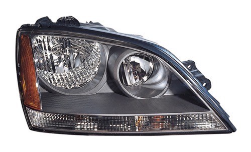 Right (Passenger) Headlight Assembly for 2005 - 2006 Kia Sorento Front Replacement, Housing/Lens/Cover, w/Sport Package, Composite,  921023E140