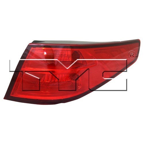 2014 - 2015 Kia Optima Rear Tail Light Assembly Replacement / Lens / Cover - Right (Passenger) Side Outer