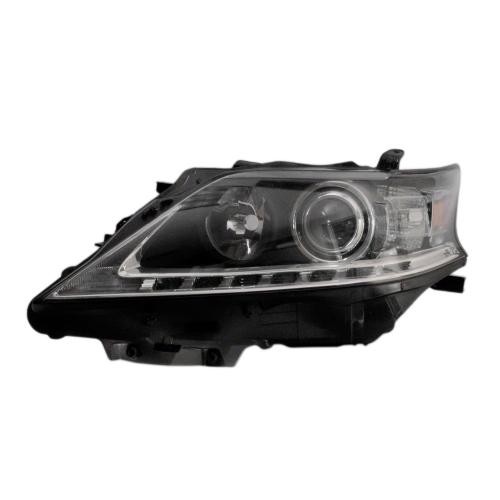 Headlight for Lexus RX350 2013-2015/RX450H 2015, Left (Driver) Side, Lens and Housing, Xenon, Canada Built, CAPA-Certified Replacement